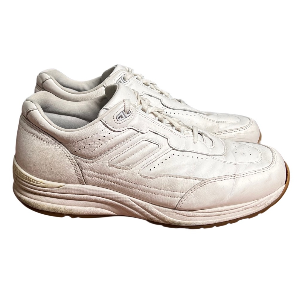 SAS Men’s Journey II White Lace Up Cushioned Genuine Leather Sneaker Sz 13 3E